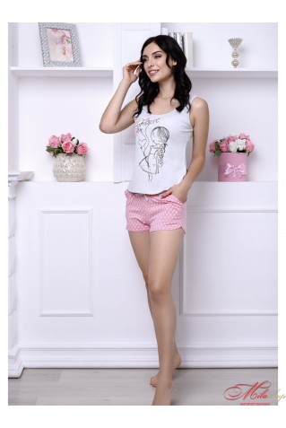 Комплект для сна и отдыха майка + шортики Roksana 840